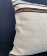 Turkish Hemp Pillow Cushion Natural Beige Brown Cushion Cover 20x20 #30677