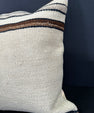 Turkish Hemp Pillow Cushion Natural Beige Brown Cushion Cover 20x20 #30677