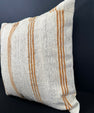 Turkish Hemp Pillow Cushion Natural Beige Brown Cushion Cover 20x20 #30676