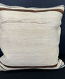 Turkish Hemp Pillow Cushion Natural Beige Brown Cushion Cover 20x20 #30642
