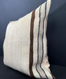 Turkish Hemp Pillow Cushion Natural Beige Brown Cushion Cover 20x20 #30642