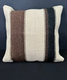Turkish Hemp Pillow Cushion Natural Beige Brown Cushion Cover 20x20 #30641