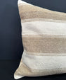 Turkish Hemp Pillow Cushion Natural Beige Brown Cushion Cover 20x20 #30646