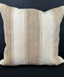 Turkish Hemp Pillow Cushion Natural Beige Brown Cushion Cover 20x20 #30646