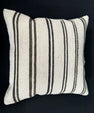 Turkish Hemp Pillow Cushion Natural Beige Black Cushion Cover 20x20 #30631