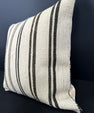 Turkish Hemp Pillow Cushion Natural Beige Black Cushion Cover 20x20 #30631