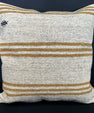 Turkish Hemp Pillow Cushion Natural Beige Brown Cushion Cover 20x20 #30537