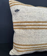 Turkish Hemp Pillow Cushion Natural Beige Brown Cushion Cover 20x20 #30537