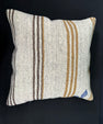 Turkish Hemp Pillow Cushion Natural Beige Brown Cushion Cover 20x20 #30595
