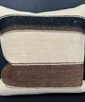 Turkish Hemp Pillow Cushion Natural Beige Brown Cushion Cover 20x20 #30594