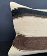 Turkish Hemp Pillow Cushion Natural Beige Brown Cushion Cover 20x20 #30594