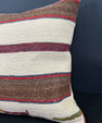 Turkish Hemp Pillow Cushion Natural Beige Brown Cushion Cover 20x20 #30658