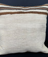 Turkish Hemp Pillow Cushion Natural Beige Brown Cushion Cover 20x20 #30657