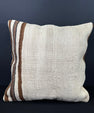 Turkish Hemp Pillow Cushion Natural Beige Brown Cushion Cover 20x20 #30657