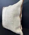 Turkish Hemp Pillow Cushion Natural Beige Brown Cushion Cover 20x20 #30657