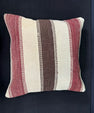 Turkish Hemp Pillow Cushion Natural Beige Red Cushion Cover 20x20 #30640