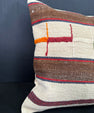 Turkish Hemp Pillow Cushion Natural Beige Brown Cushion Cover 20x20 #30649