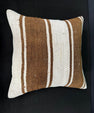 Turkish Hemp Pillow Cushion Natural Beige Brown Cushion Cover 20x20 #30668