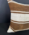 Turkish Hemp Pillow Cushion Natural Beige Brown Cushion Cover 20x20 #30668