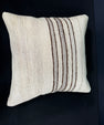 Turkish Hemp Pillow Cushion Natural Beige Brown Cushion Cover 20x20 #30655