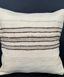 Turkish Hemp Pillow Cushion Natural Beige Brown Cushion Cover 20x20 #30655