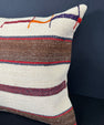 Turkish Hemp Pillow Cushion Natural Beige Brown Cushion Cover 20x20 #30658