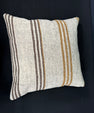 Turkish Hemp Pillow Cushion Natural Beige Brown Cushion Cover 20x20 #30656