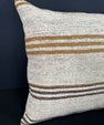 Turkish Hemp Pillow Cushion Natural Beige Brown Cushion Cover 20x20 #30656