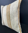 Turkish Hemp Pillow Cushion Natural Beige Brown Cushion Cover 20x20 #30656