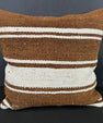 Turkish Hemp Pillow Cushion Natural Beige Brown Cushion Cover 20x20 #30648