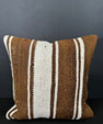 Turkish Hemp Pillow Cushion Natural Beige Brown Cushion Cover 20x20 #30648