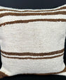 Turkish Hemp Pillow Cushion Natural Beige Brown Cushion Cover 20x20 #30527