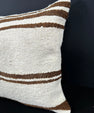 Turkish Hemp Pillow Cushion Natural Beige Brown Cushion Cover 20x20 #30527