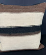 Turkish Hemp Pillow Cushion Natural Beige Brown Cushion Cover 20x20 #30528