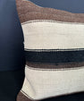Turkish Hemp Pillow Cushion Natural Beige Brown Cushion Cover 20x20 #30528
