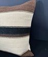 Turkish Hemp Pillow Cushion Natural Beige Brown Cushion Cover 20x20 #30528