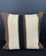 Turkish Hemp Pillow Cushion Natural Beige Brown Cushion Cover 20x20 #30528