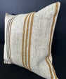 Turkish Hemp Pillow Cushion Natural Beige Brown Cushion Cover 20x20 #30650