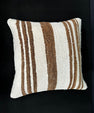 Turkish Hemp Pillow Cushion Natural Beige Brown Cushion Cover 20x20 #30529