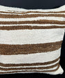 Turkish Hemp Pillow Cushion Natural Beige Brown Cushion Cover 20x20 #30529