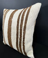 Turkish Hemp Pillow Cushion Natural Beige Brown Cushion Cover 20x20 #30529