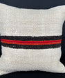 Turkish Hemp Pillow Cushion Natural Beige Black Cushion Cover 20x20 #30680
