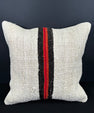 Turkish Hemp Pillow Cushion Natural Beige Black Cushion Cover 20x20 #30680
