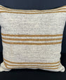 Turkish Hemp Pillow Cushion Natural Beige Brown Cushion Cover 20x20 #30622