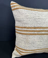Turkish Hemp Pillow Cushion Natural Beige Brown Cushion Cover 20x20 #30622