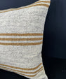 Turkish Hemp Pillow Cushion Natural Beige Brown Cushion Cover 20x20 #30622