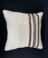 Turkish Hemp Pillow Cushion Natural Beige Brown Cushion Cover 20x20 #30618
