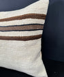 Turkish Hemp Pillow Cushion Natural Beige Brown Cushion Cover 20x20 #30618
