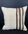 Turkish Hemp Pillow Cushion Natural Beige Brown Cushion Cover 20x20 #30618