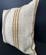 Turkish Hemp Pillow Cushion Natural Beige Brown Cushion Cover 20x20 #30599